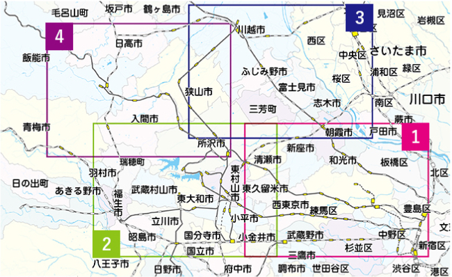 路線図 路線バス 西武バス